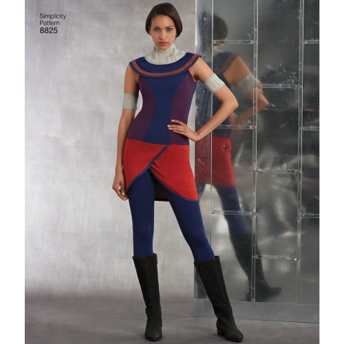 Naiste sõdalase trikookostüümid, Simplicity Pattern #8825 
