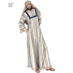 Adult Costumes, Sizes: A (XS,S,M,L,XL), Simplicity Pattern #4213 
