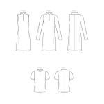 Швейные выкройки Simplicity S9328 Misses` Knit Dresses and Top 