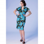 Выкройка: Misses`, sizes: Misses` Petite Bolero, Halter or Strapless Bustier, Sarong and Shorts, Butterick B6354 