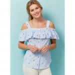 Выкройка: Misses` Top, Butterick B6562 