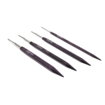 Съемные квадратные деревянные спицы на леске Cubics и J`adore, KnitPro  