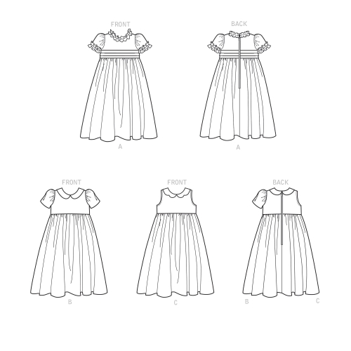Simplicity Sewing pattern S9245 CHILDREN`S DRESS, SS9245A, Sizes: A (3-4-5-6-7-8) 