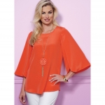 Выкройка: Misses` Tulip or Ruffle Sleeve Tops, Butterick B6456 