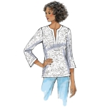 Выкройка: Misses` Top, Butterick B6666 