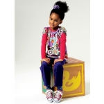 Выкройка: Children`s, sizes: Girls` Top, Dress, Shorts, Pants and Bag, Butterick B5776 