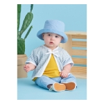 Simplicity Sewing Pattern Babies` Tee-Shirts, Jacket, Pants and Hat, SS9616AA (XS-S-M-L-XL) 