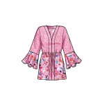 Simplicity Sewing Pattern Misses` Caftans and Wraps, SS9602 