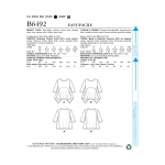 Выкройка: Misses` Loose knit Tunics with Shaped Sides and Pockets, Butterick B6492 