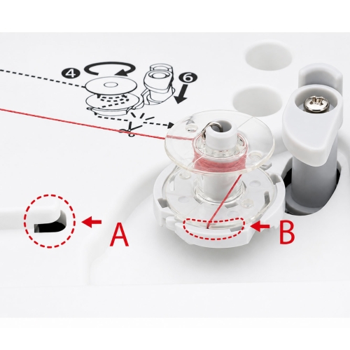 Sewing machine Juki HZL-NX7 Bobbin Winder with Independent Motor