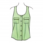 Выкройка: Tank Tops, Kwik Sew K3848 