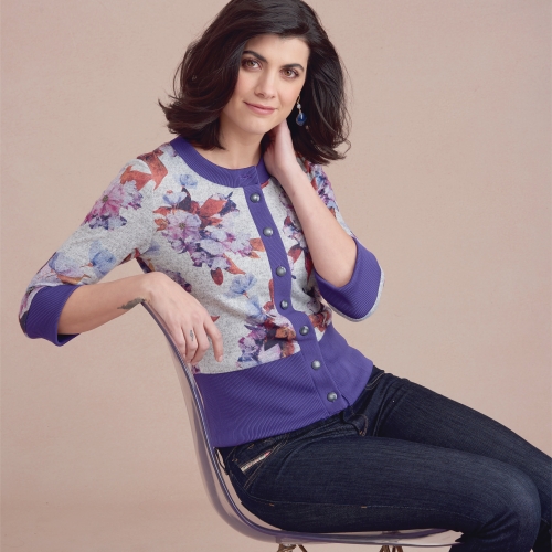 Naiste paeladega trikookardiganid, Simplicity Pattern #S8951 