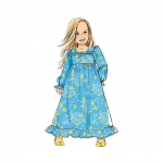 Выкройка: Children`s, sizes: Girls` Top, Dress, Gown and Pants, Butterick B6277 