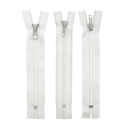 Alt kinnine spiraal-tõmblukk, jopelukk 6 mm, 28cm, 29 cm, 30 cm, 31 cm 