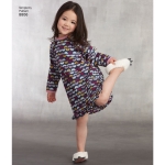 Child Dress, Top, Pants, Eye Mask and Slippers, Sizes: A (3-4-5-6-7-8), Simplicity Pattern #8806 