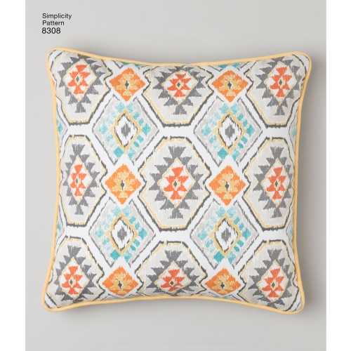 Pillows, Sizes: OS (ONE SIZE), Simplicity Pattern #8308 