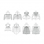Выкройка: Children`s, sizes: Girls` Dress, Butterick B6161 