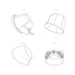 Швейные выкройки Simplicity S9424 Misses` Hats and Headband in Three Sizes, A (S-M-L) 