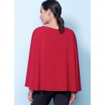 Ompelukaavat: Misses` Tops with Attached Cape and käisevariatsioonidega, Butterick B6490 