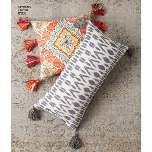 Pillows, Sizes: OS (ONE SIZE), Simplicity Pattern #8308 