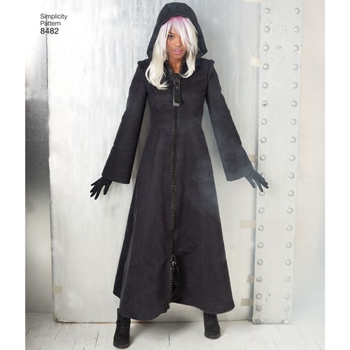Naiste kostüüm-mantlid, Simplicity Pattern #8482 