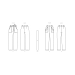 Выкройка: Misses` Pants and Sash, Butterick, B6864 