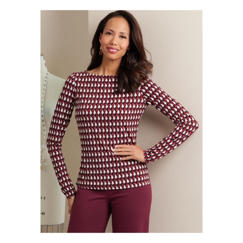 Lõikekomplekt BUTTERICK B6966 MISSES` KNIT TOPS AND PANTS 