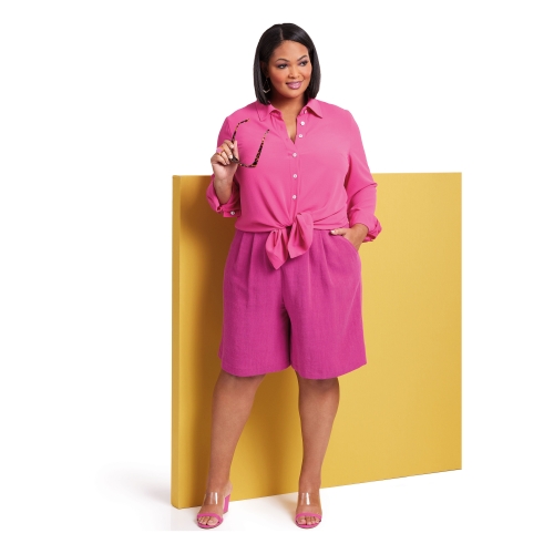 Lõikekomplekt BUTTERICK B6947 WOMEN`S SHIRTS AND SHORTS 