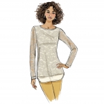 Ompelukaavat: Misses` knit, Lace-Detail Tops, Butterick B6418 