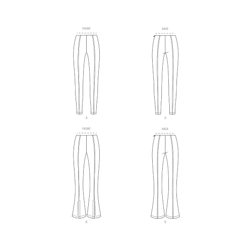 Lõikekomplekt BUTTERICK B6963 MISSES` PANTS 