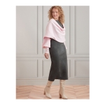 Simplicity lõiked S9372 Preili trikookleit ja kerge nööpideta jakk, A (XXS-XS-S-M-L-XL-XXL) 