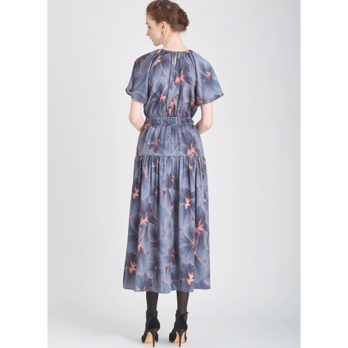 Simplicity lõikekomplekt S9678 MISSES` DRESS WITH SLEEVE AND LENGTH VARIATIONS 
