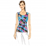 Выкройка: Misses` Pullover, Paneled Tops, Butterick B6458 