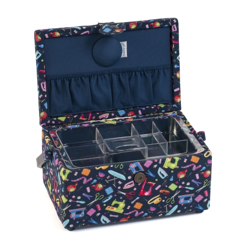 Pienempi tarvikelokero Mini Sew Machines 17.8 x 24.5 x 14.5cm, Hobby Gift HGMP.598 