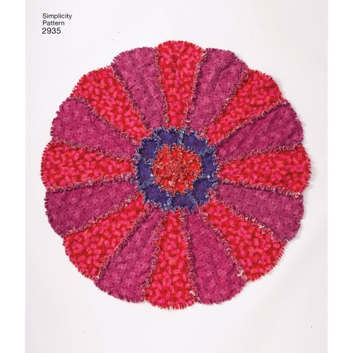 Aastehnikas (Rag-Rug) vaip-tekid, Simplicity Pattern #2935 