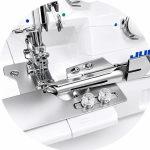 Приспособление для окантовки косой бейкой дле плоскошовных машин Juki Bernina 3 сложения 28 мм ->10 мм KL0482 