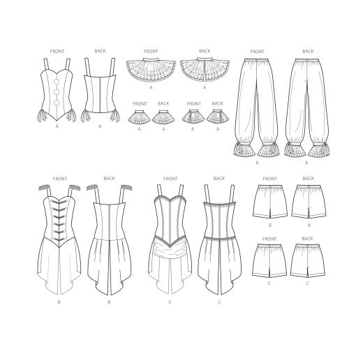 Naiste Halloween kostüüm, Simplicity Pattern #S8972 
