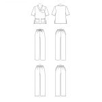 Выкройка: Misses`, sizes: Women`s Top and Pants, Butterick B5301 