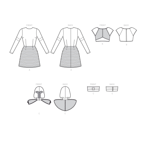 Simplicity Sewing pattern S9250 MISSES` COSTUME 