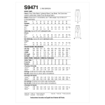 Simplicity Sewing Pattern S9471 Misses` Pants 