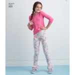 Laste ja tüdrukute trikooretuusid, suurused: HH (3-4-5-6), Simplicity Pattern # 8525 