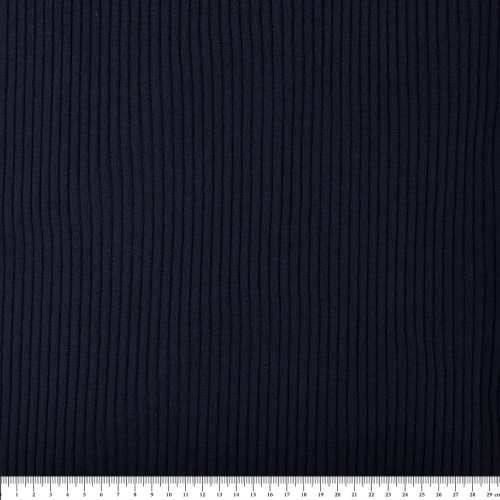 Solid-colour tubular rib knit fabric 