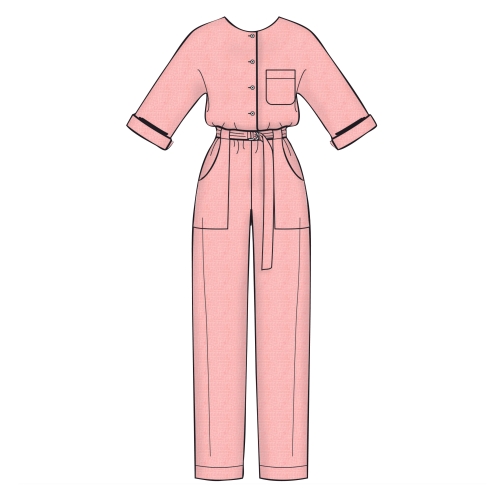 Naiste kombinesoon, kleidid, ja vöö, Simplicity Pattern #S8907 