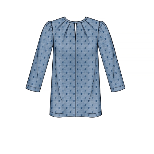 Naiste pluusid vestiga,Simplicity Pattern #S8948 
