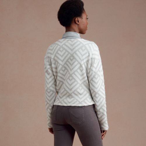 Naiste hõlmikkardigan variatsioonidega, suurused: XXS-XS-S-M-L-XL-XXL, Simplicity Pattern #S8954 