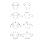 Выкройка: Misses` Top, Butterick B6593 