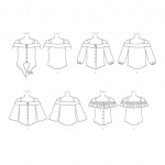 Выкройка: Misses` Top, Butterick B6562 