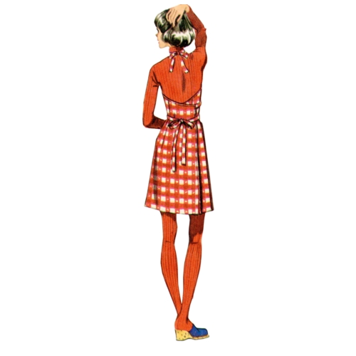 Simplicity lõikekomplekt S9739 MISSES` BACK-WRAP DRESS AND JUMPER IN TWO LENGTHS, SS9739A 