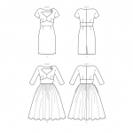 Sewing Pattern: Misses` Dress, Butterick B6590 