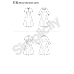 Vintage kleit, Simplicity Pattern #8732 
